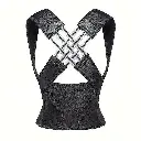 Posture Corrector Belt For Men Women Shoulder And Back Pain Relief Posture Corrector (Black)