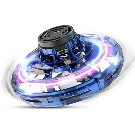 Flying Spinner Mini Drone, Mini Flying Ball Toys, with 360°Fly Rotating UFO Fun Toy